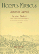 Čtyři balety pro housle a basso continuo