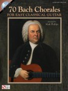 70 Bach Chorales for Easy Classical Guitar - 70 jednoduchých skladeb pro kytaru