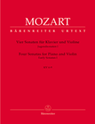 Čtyři sonáty pro klavír a housle - Wolfgang Amadeus Mozart