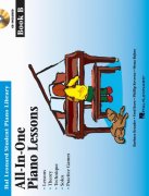 PIANO LESSONS - ALL IN ONE - book B (lessons, theory, technique, solos, practice games)