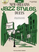 JAZZ STYLES - NEW ORLEANS - PIANO DUETS - MORE (green) + CD / 1 piano 4 hands 