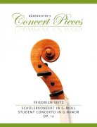 Seitz Friedrich - Concerto G minor op. 12 - noty pro housle a klavír