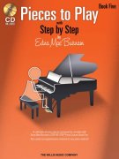 Pieces to Play 5 by Edna Mae Burnam + CD /  mirně náročnější skladby pro klavír