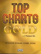 Top Charts Gold 1 + 2 CD skladby pro keyboard
