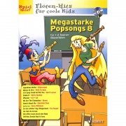 Megastarke Popsongs 8 + CD - 11 skladeb pro jednu nebo dvě flétny