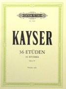 36 etud pro housle op. 20 od Heinrich Ernst Kayser