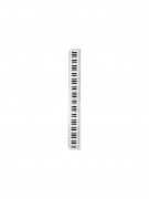 Pravítko 30 cm - klaviatura