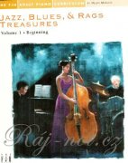 Jazz, Blues Rags Treasures - Volume 1 - skladby pro klavír