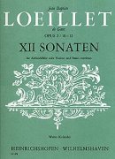 12 Sonaten op.2 Heft 4 od Jean Baptiste Loeillet pro altovou flétnu nebo housle a klavír