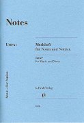 Zápisník pro muzikanty - Urtext notes - Henle