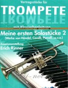 Meine ersten Solostücke Teil 2 + CD od Erich Rinner pro trubku a klavír