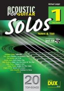 Acoustic Pop Guitar Solos 1 + CD - Noten TAB - easy/medium
