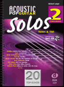 Acoustic Pop Guitar Solos 2 + CD - Noten & TAB - medium/advanced