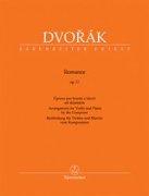 Romance op. 11  Úprava pro housle a klavír od skladatele - Antonín Dvořák