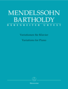 Variations for Piano - Felix Mendelssohn Bartholdy
