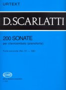 200 Sonate per clavicembalo (pianoforte) 2 (No. 51 - 100) - URTEXT - pro klavír