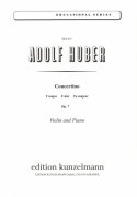 HUBER: CONCERTINO F-dur Op.7 / housle + klavír