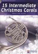 15 Intermediate Christmas Carols pro lesní roh (f horn) a klavír