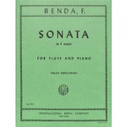 SONATE F-DUR pro příčnou flétnu a klavír od Benda Franz