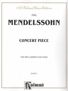 Mendelssohn: Concert Piece for Two Clarinets & Piano / Koncert pro dva klarinety a klavír