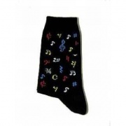 Ponožky s potiskem barevné hudební značky 31 - 34