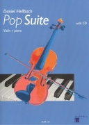 Pop Suite + CD pro housle a klavír od Hellbach Daniel