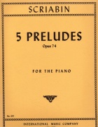 5 Präludien op. 74 pro klavír od Scriabin Alexander