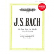 Air + CD housle a klavír (Orchestersuite 3 D-Dur BWV 1068) od Bach Johann Sebastian