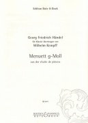 Handel: Menuett g-Moll / klavír solo 