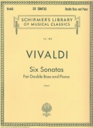 Vivaldi: Six Sonatas for Double Bass and Piano / kontrabas + klavír
