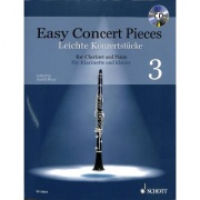 Easy Concert Pieces 3 + CD pro klarinet a klavír