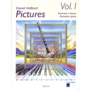 Pictures 1 + CD klarinet a klavír od Hellbach Daniel