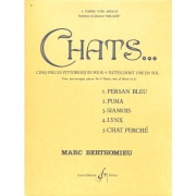 Chats pro čtyři příčné flétny od Berthomieu Marc