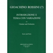 Rossini Gioacchino INTRODUCTION THEMA + VARIATIONEN