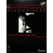 Live Your Dream + CD 12 skladeb pro klavír od Heumann Hans Guenter