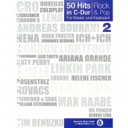 50 Hits in C-Dur: Rock & Pop Band 2 - 50 rockových a popových písní v C dur pro klavír nebo keyboard