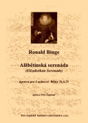 Alžbětinská serenáda (Elizabethan Serenade) úprava Petr Zapletal - flauto dolce I., II., III. /S,A,T/