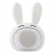 Bluetooth reproduktor k mobilu bílý králíček