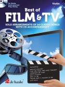 Best of Film & TV (Violin - housle) - Solo Arrangements of 14 Classic Songs with CD Accompaniment