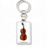 Přívěšek na klíče violoncello - 3 x 4,5 cm