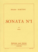 Sonata No.1 pro klavír od Bohuslava Martinů
