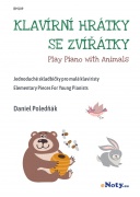 Klavírní hrátky se zvířátky - jednoduché skladbičky pro malé klavíristy od Poledňák, Daniel
