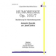 Humoreske op. 101/7 pro 4 klarinety od Antonína Dvořáka