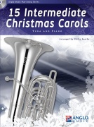 15 Intermediate Christmas Carols Tuba and Piano