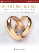 Wedding Music for Classical Players - 15 oblíbených svatebních písní uspořádaných pro klarinet ve střední úrovni s klavírním doprovodem
