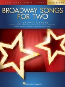 Broadway Songs for Two pro Altové Saxophony - Easy Instrumental Duets