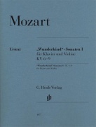 'Wunderkind' Sonatas Volume 1 K.6-9 - Wunderkind Sonatas I, K. 6-9 pro housle a klavír od Wolfgang Amadeus Mozart