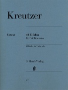 42 Etudes for Violin - noty pro housle od Rodolphe Kreutzer