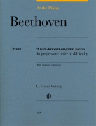 At The Piano - Beethoven noty pro klavír - 9 známých originálních skladeb v postupném pořadí obtížnosti s praktickými komentáři