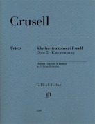 Klarinettenkonzert f-moll op. 5 koncert pro klarinet a klavír skladatele Bernhard Henrik Crusell